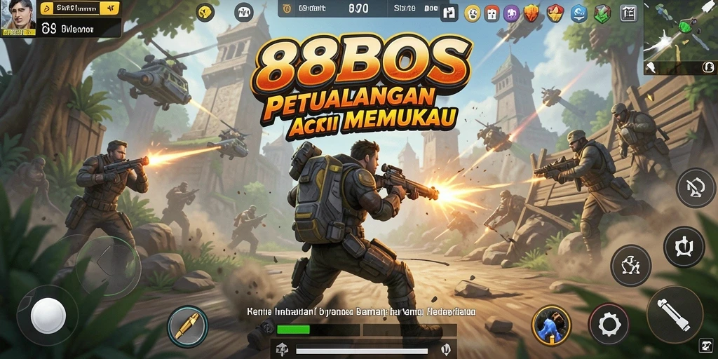 Tampilan gameplay 88BOS yang menegangkan dan dinamis.