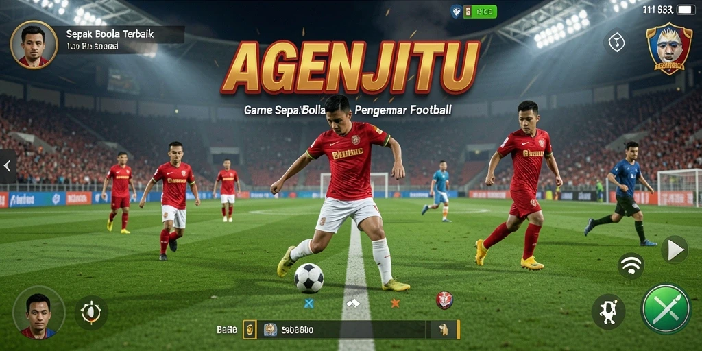 Tampilan gameplay menarik dalam AGENJITU yang sangat mendebarkan.