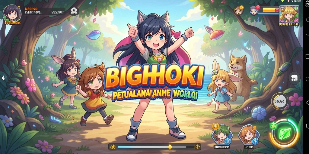 Tampilan menarik dari gameplay seru BIGHOKI.