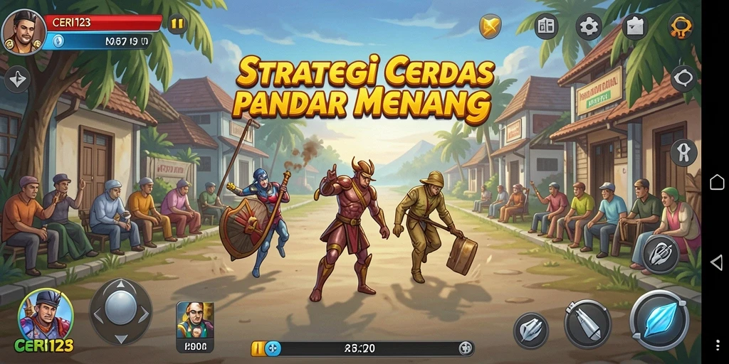 Tampilan gameplay menantang di CERI123 yang penuh strategi.