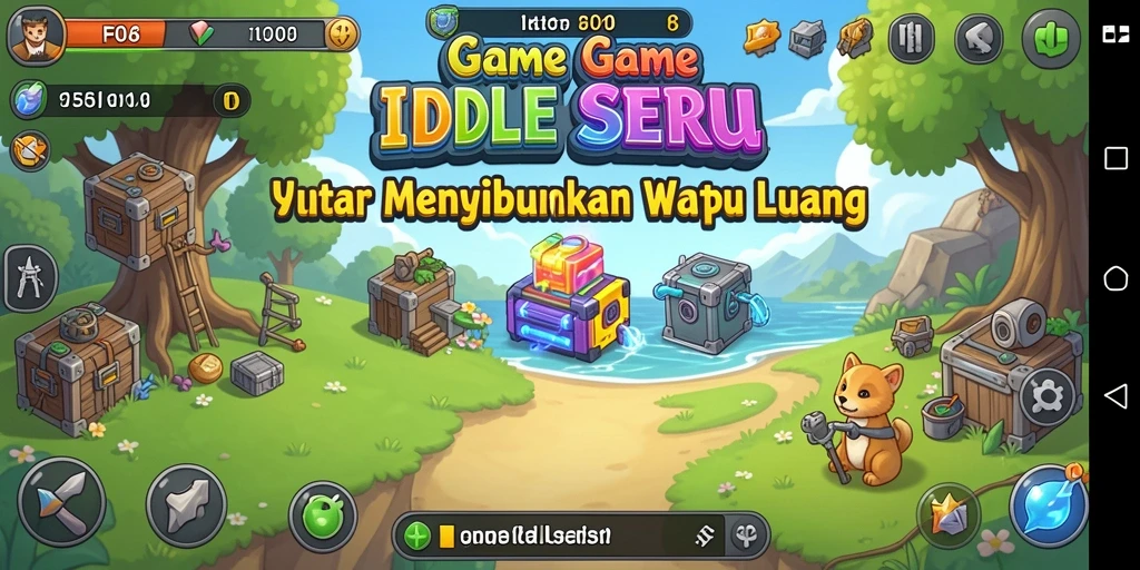 Screenshot gameplay F08 menampilkan aksi menawan dalam permainan Idle.