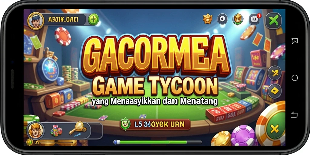 Tampilan gameplay seru dari GACORMEGA yang penuh strategi Tycoon.