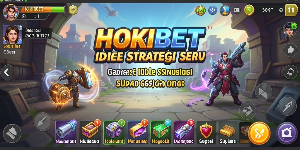 Tampilan gameplay HOKIBET dengan karakter dan aksi yang menarik.