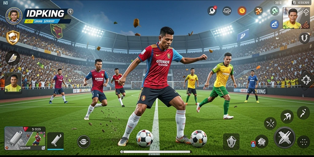 Tampilan gameplay IDPKING yang seru dan menarik di berbagai cabang olahraga.