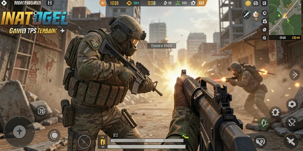 Tampilan gameplay mendebarkan dari INATOGEL dengan aksi seru.