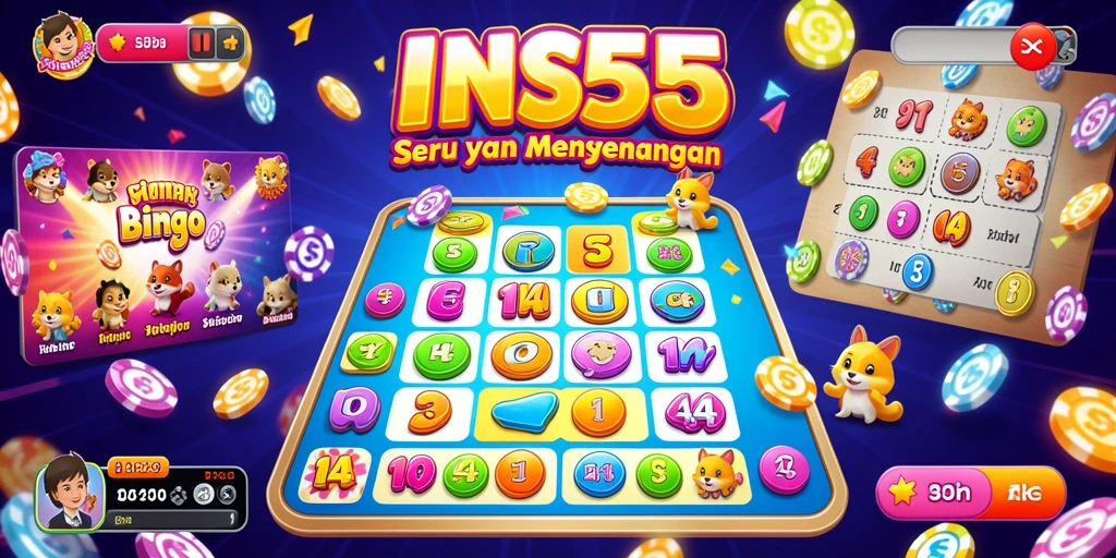 Gameplay menarik dari INS55 yang menunjukkan suasana bermain Bingo.