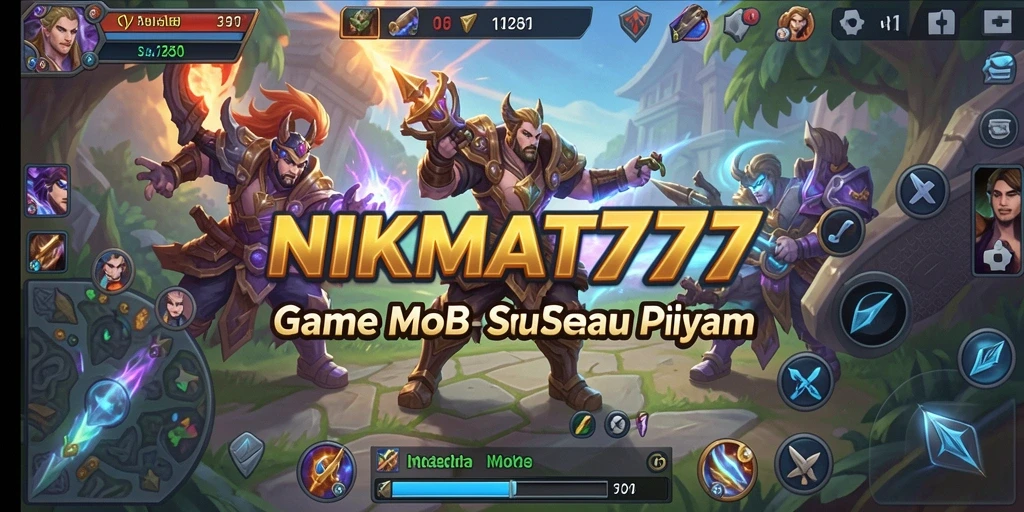 Gameplay intens di arena <strong>NIKMAT777</strong> dengan aksi seru dan strategi tim.