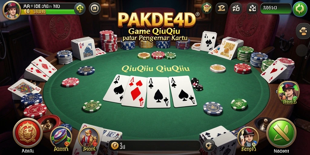 Tampilan gameplay QiuQiu yang seru dan menegangkan di PAKDE4D.