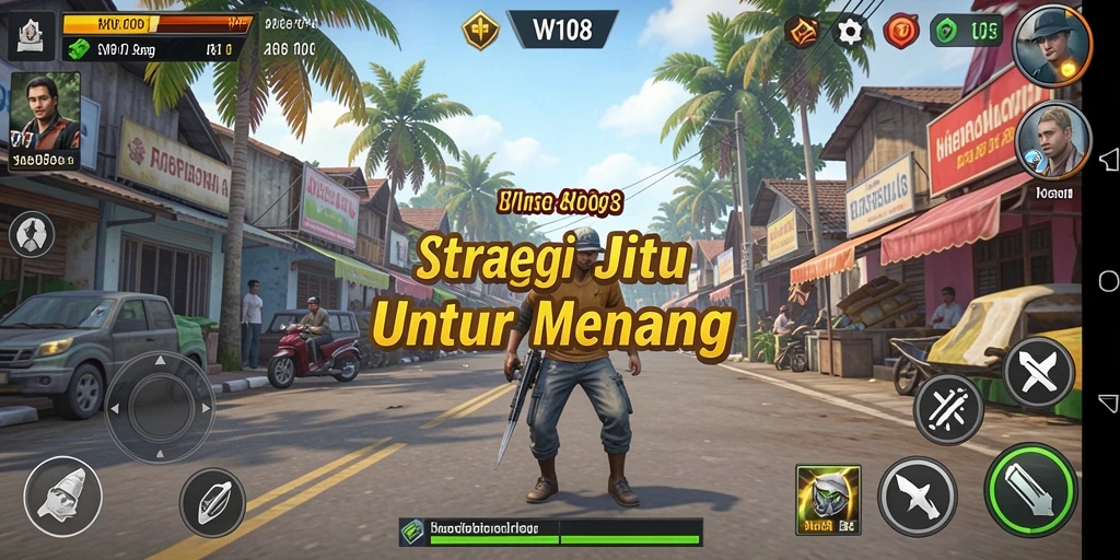 Screenshot gameplay VW108 menampilkan aksi strategi yang mendebarkan.